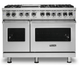 VIKING 48" Dual Fuel Natural Gas Range VDR5486GSS