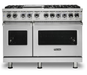 VIKING 48" Dual Fuel Natural Gas Range VDR5486GSS VIKING