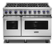 VIKING 48" Sealed Burner Gas Range VGR74828BSS