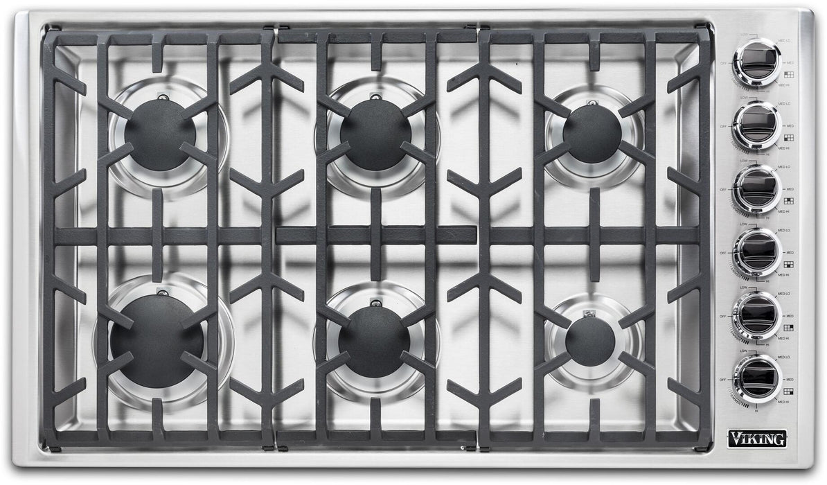 VIKING 36" Gas Cooktop VGSU53616BSS VIKING