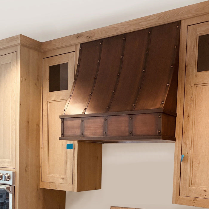 Copper Under-Cabinet Kitchen Hood
