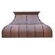 Vintage Bell Shape Copper Kitchen Hood with Strap & Rivets