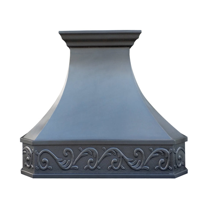 Black Custom Solid Copper Vent Hood