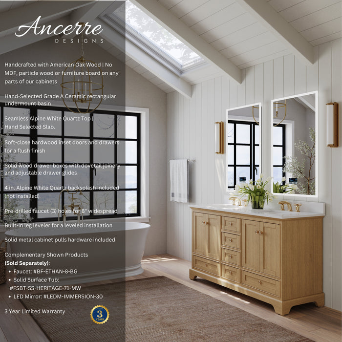 Audrey 66" Bath Vanity Set