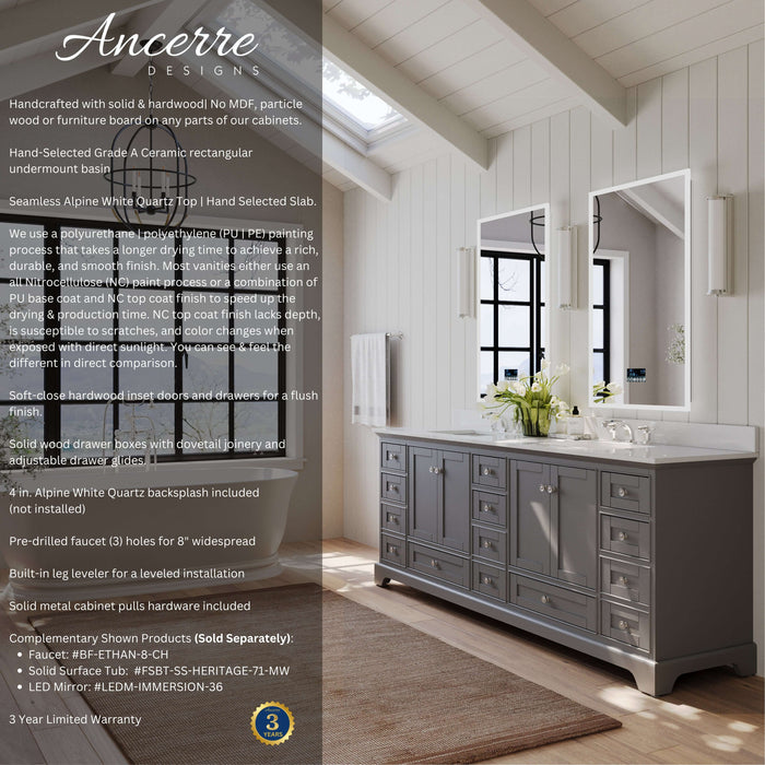 Audrey 84" Bath Vanity Set
