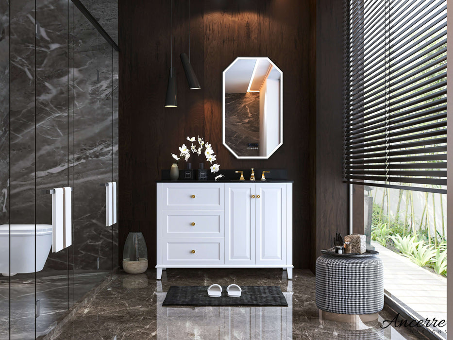 Hannah Bathroom Vanity in White Finish