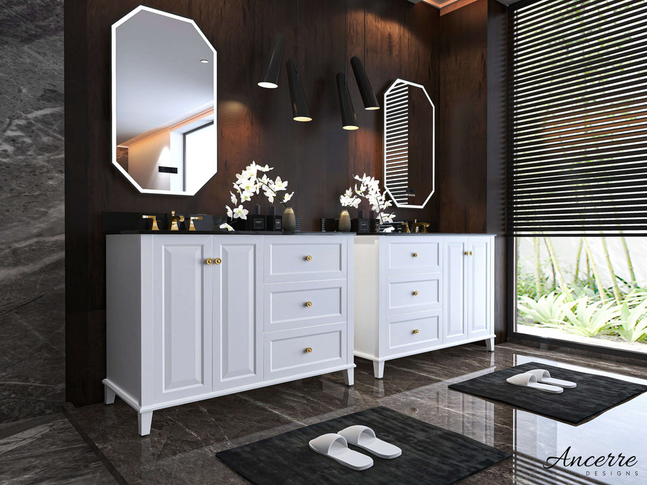 Hannah Bathroom Vanity in White Finish