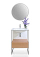 Tory Bathroom Vanity with Solid Surface Top Cabinet Set with Mirror