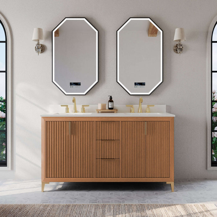 Turlington Bathroom Vanity Collection in Sienna Finish