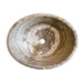 Valencia travertine oval sink SKU-EGESTN01 size (W)16" (L)21" (H)6" product shot top view