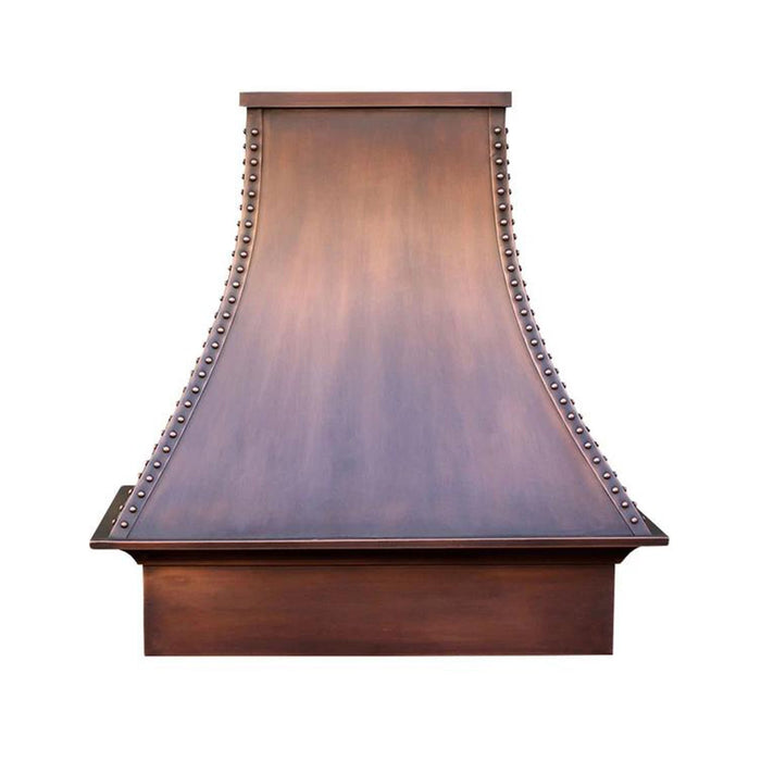 Vintage Sweep Copper Hood Vent