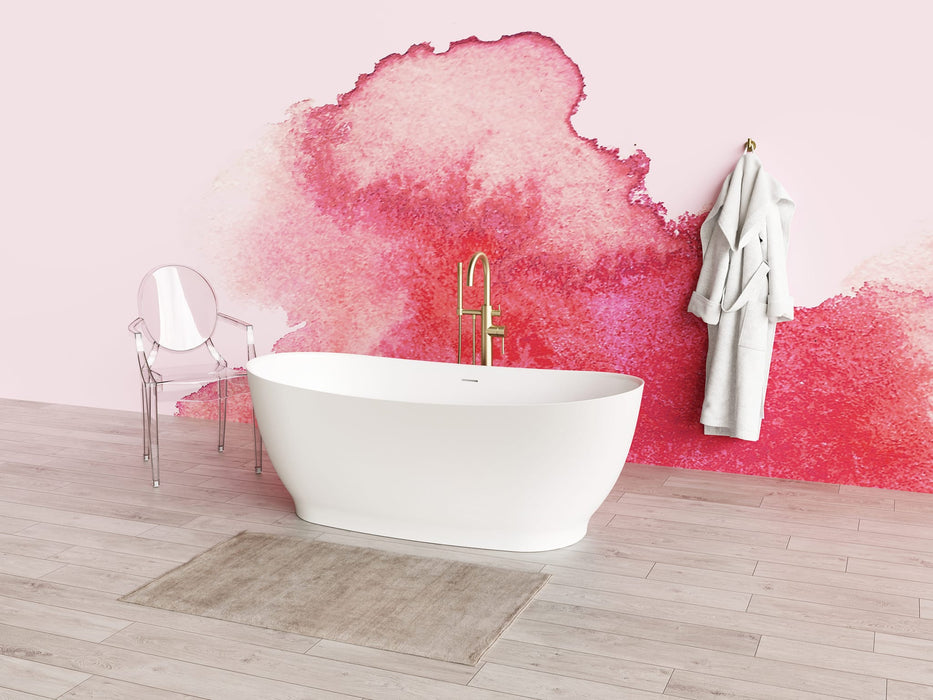 LaToscana 59" Free Standing Solid Surface Bathtub PLEVRN5930