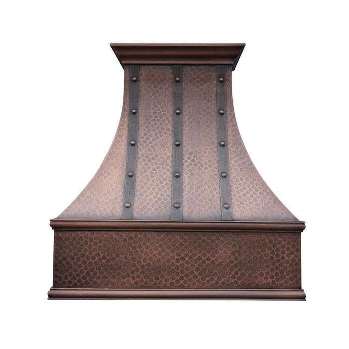 Vintage Style Sloped Copper Hood Vent