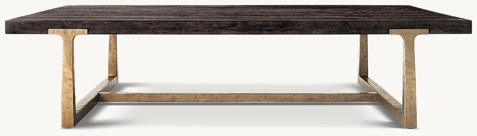 T-Brace Rectangular Coffee Table