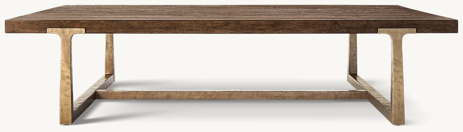 T-Brace Rectangular Coffee Table
