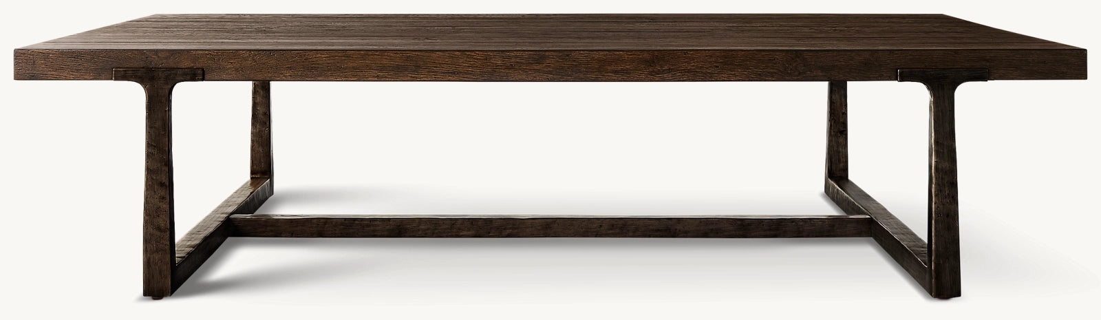 T-Brace Rectangular Coffee Table