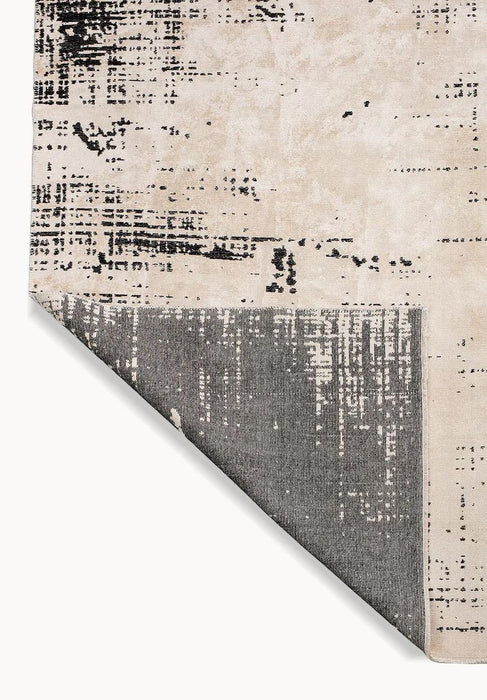 Cream Rug with Black Flecks - Modern Speckled Area Rug | Alpken