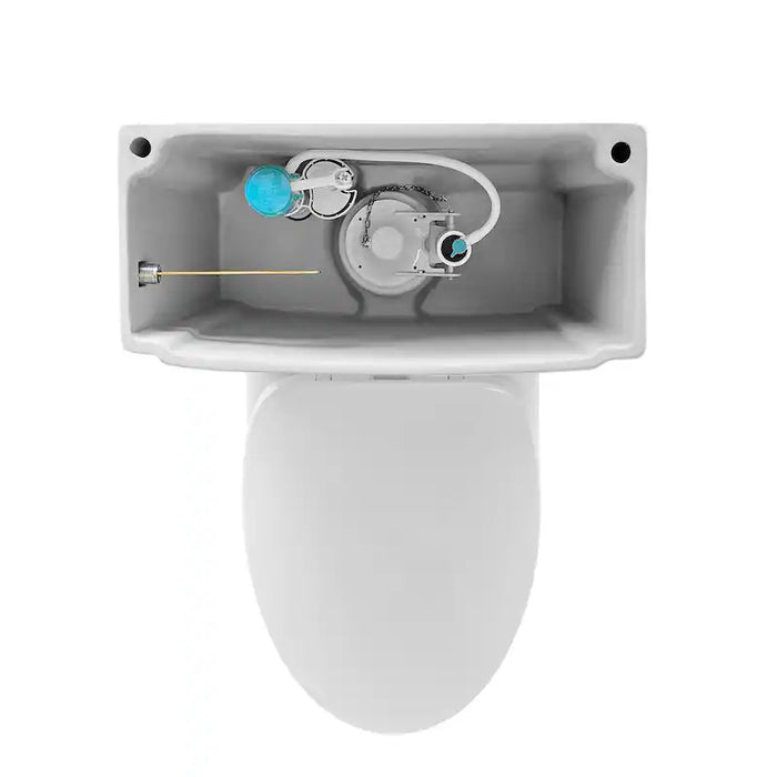 Whitehaus Magic Flush Eco-Friendly One Piece Single Flush Toilet, Elongated Bowl WHMFL221-EB