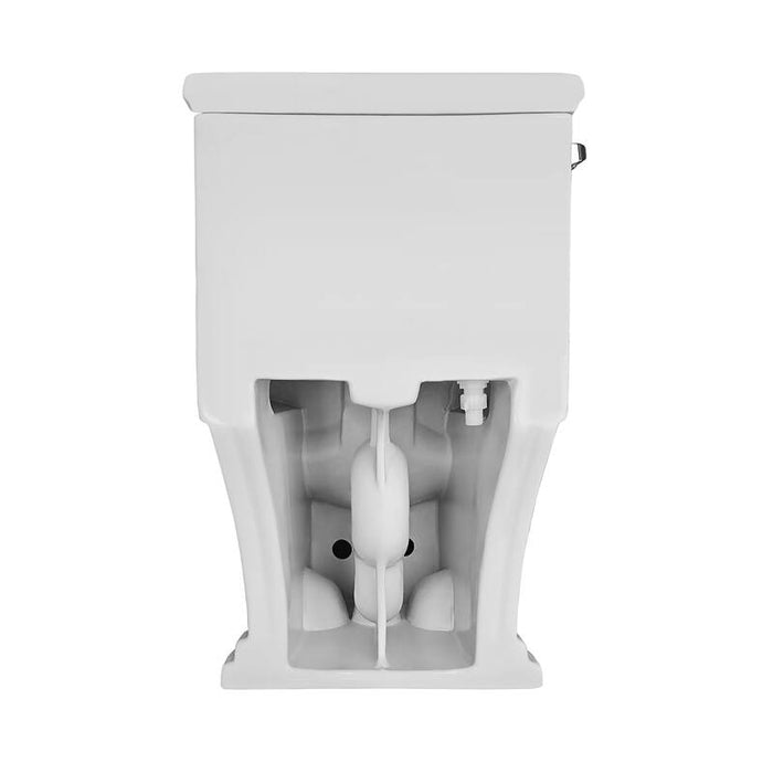 Whitehaus Magic Flush Eco-Friendly One Piece Single Flush Toilet, Elongated Bowl WHMFL221-EB