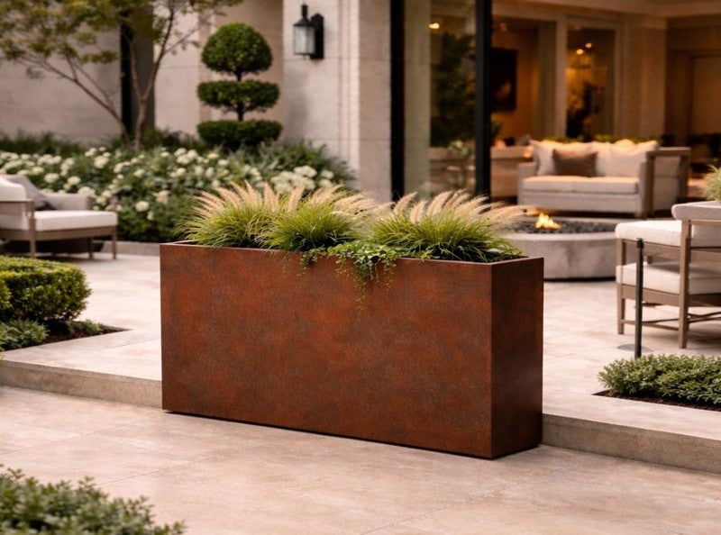 Corten Steel Edge Planters