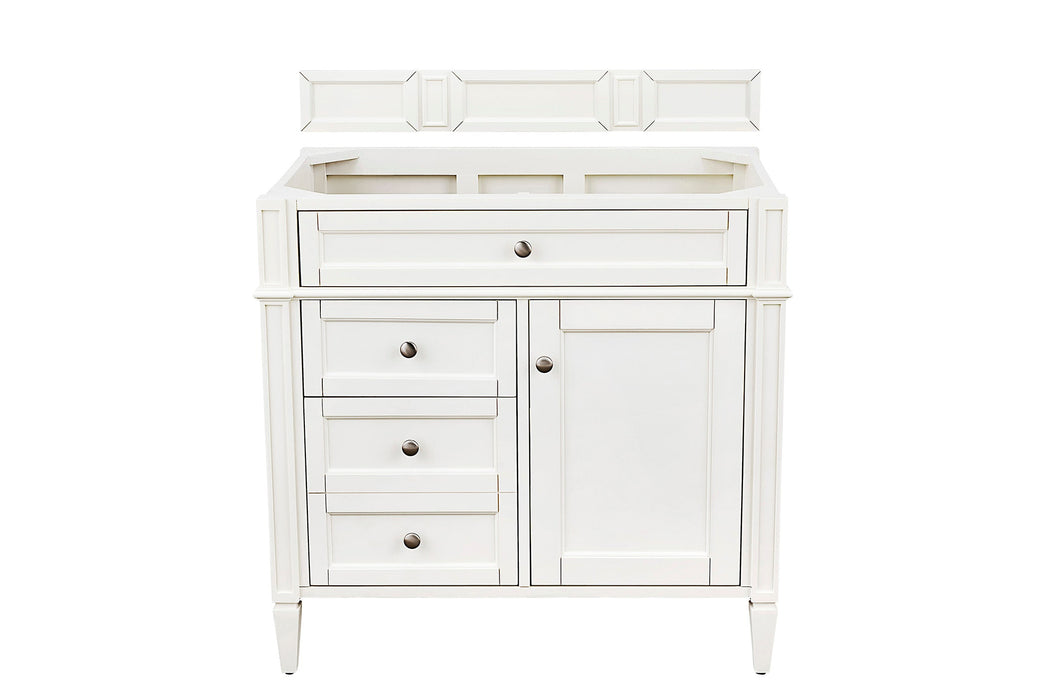 James Martin Brittany 36" Single Bathroom Vanity, Bright White