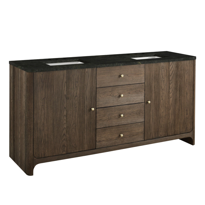 James Martin Gracyn 72" Double Bathroom Vanity, Sable