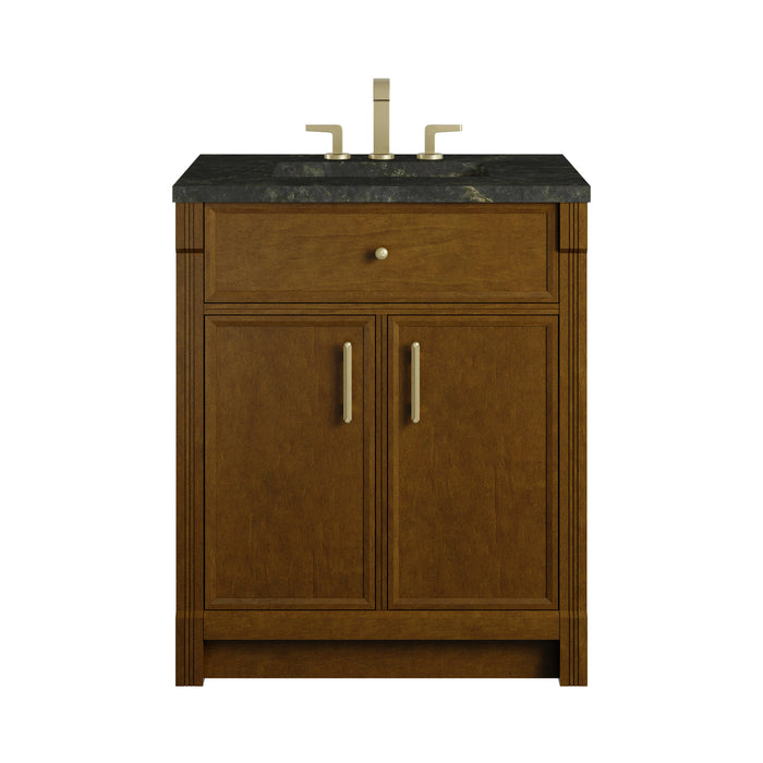 James Martin Bellshire 30" Single Bathroom Vanity, Honey Oak