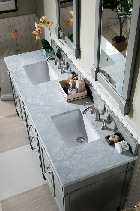 James Martin Brittany 72" Double Bathroom Vanity, Urban Gray
