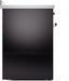 ILVE Nostalgie II 30" Electric Range, Glossy Black, Copper Trim UPI304NMPBKP ILVE