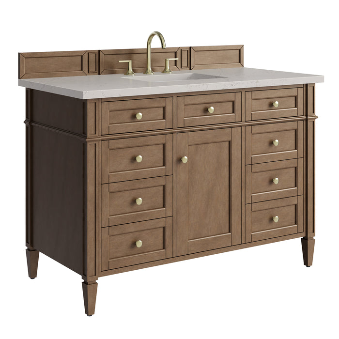James Martin Brittany 48" Single Bathroom Vanity, Pecan