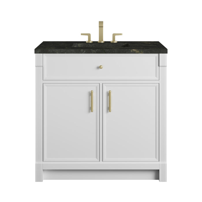 James Martin Bellshire 36" Single Bathroom Vanity, Bright White