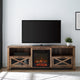 Abilene 70" Rustic Farmhouse Fireplace TV Stand