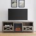 Abilene 70" Rustic Farmhouse Fireplace TV Stand - Farmhouse Kitchen and Bath