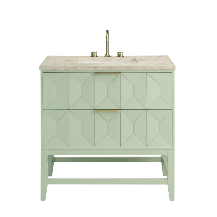 James Martin Emmeline 36" Single Bathroom Vanity, Pistachio