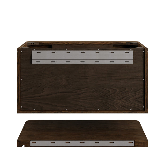 James Martin Allamari 36" Floating Single Bathroom Vanity, Sable