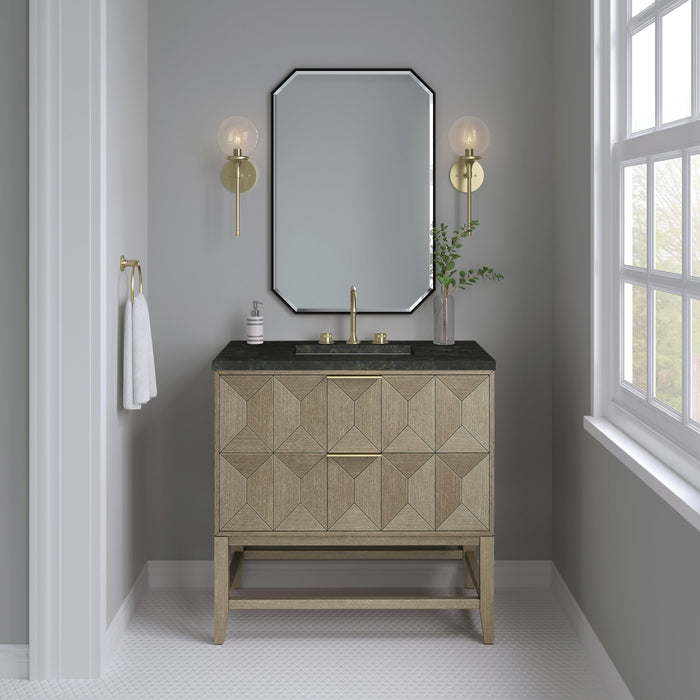 James Martin Emmeline 36" Single Bathroom Vanity, Pebble Oak