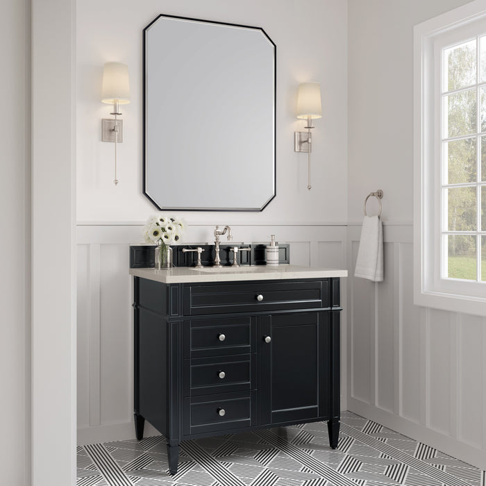James Martin Brittany 36" Single Bathroom Vanity, Black Onyx