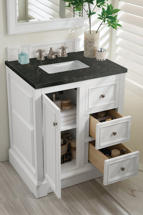 James Martin De Soto 30" Single Bathroom Vanity, Bright White