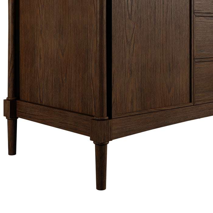 James Martin Kinnsden 48" Single Bathroom Vanity, Sable Oak