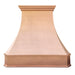 Akicon Custom Handcrafted Classic Copper Range Hood - AKH711C - C - Farmhouse Kitchen and Bath