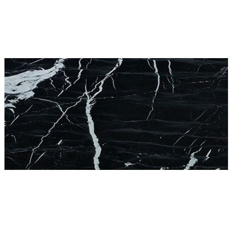 Alexandrette Black Marble Polished Floor and Wall Tile - Large Format - Livfloors Collection