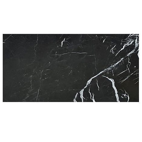 Alexandrette Black Marble Polished Floor and Wall Tile - Large Format - Livfloors Collection