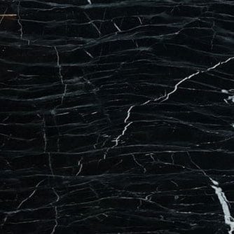 Alexandrette Black Marble Polished Floor and Wall Tile - Large Format - Livfloors Collection