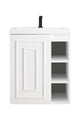 James Martin Alicante' 24" Floating Single Bathroom Vanity, Glossy White
