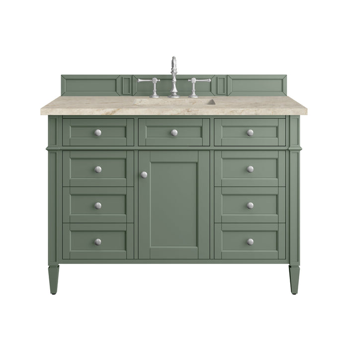 James Martin Brittany 48" Single Bathroom Vanity, Smokey Celadon