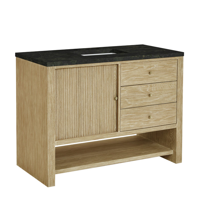 James Martin Marigot 48" Single Bathroom Vanity, Sunwashed Oak