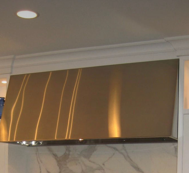 Angled Stainless Steel Custom Range Hoods