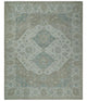 Antique Design Medallion Earthy Ivory and Camel 8x10 wool Area Rug