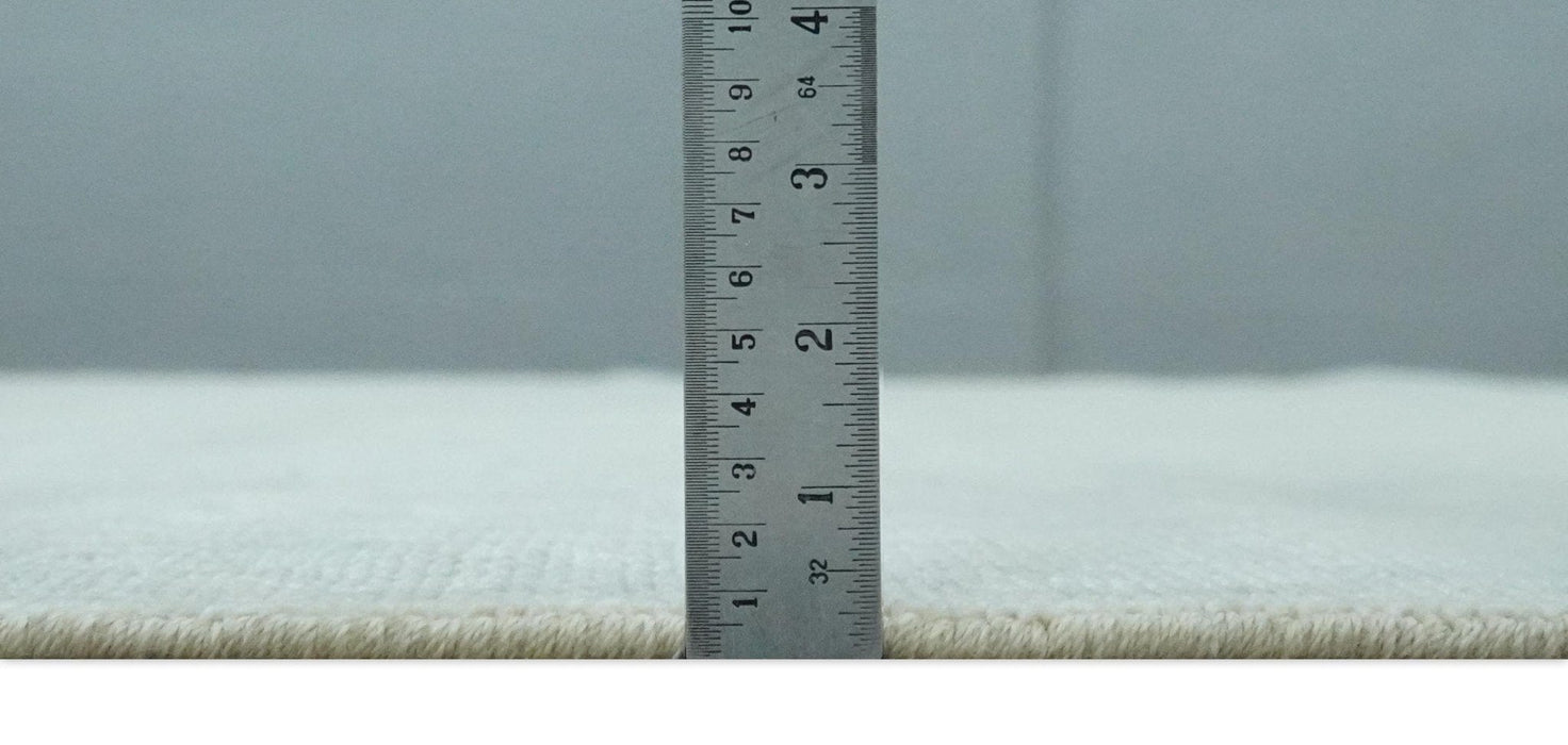 Antique Finish Silver, Gray and Charcoal Hand Knotted Oriental Oushak 8x10 wool Area Rug