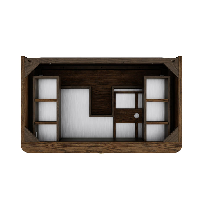 James Martin Allamari 36" Floating Single Bathroom Vanity, Sable